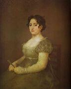 Francisco Jose de Goya Woman with a Fan oil